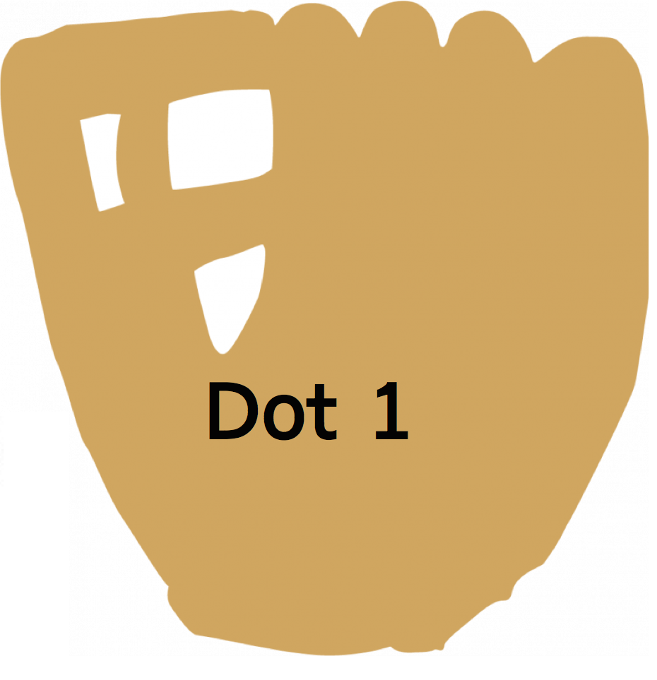 baseball glove dot 1