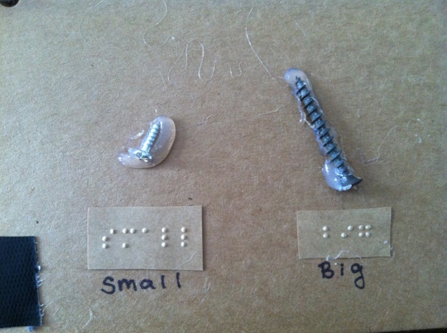 big and little screws