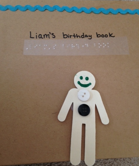 Cover of birthday book Birthday book cover