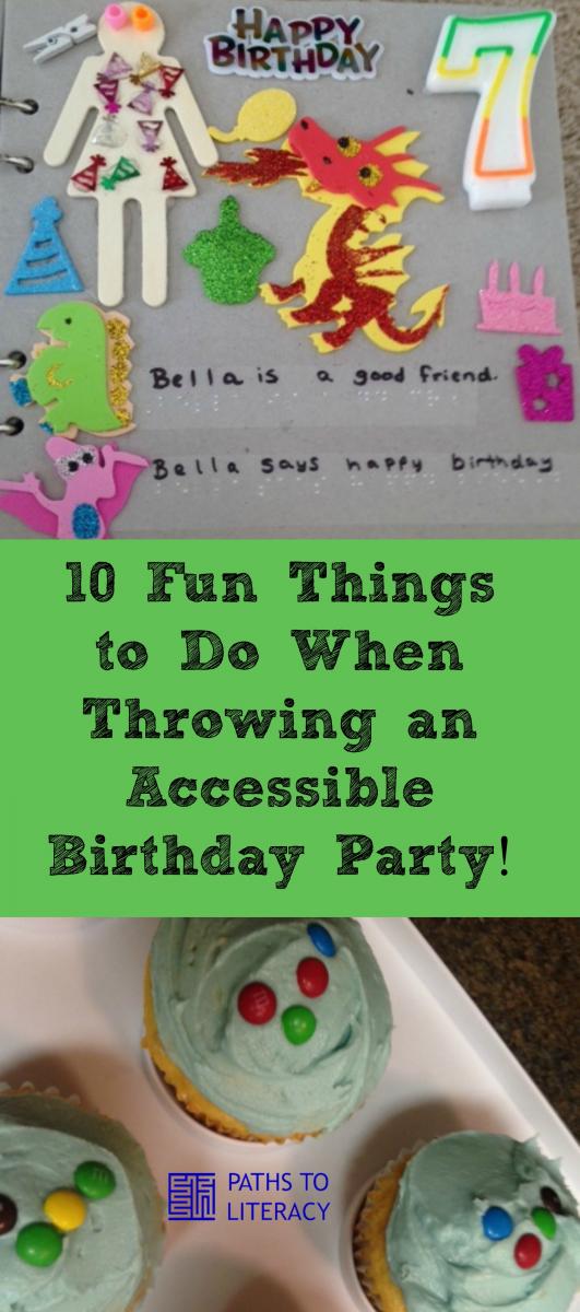 Accessible Birthday collage