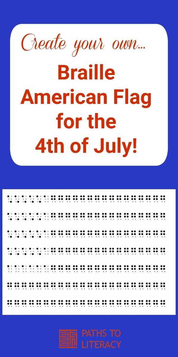 Braille American Flag