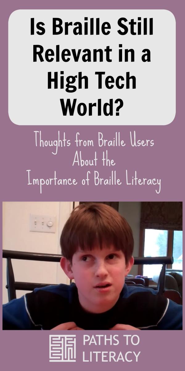 Collage of relevance of braille literacy