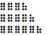 Braille slope