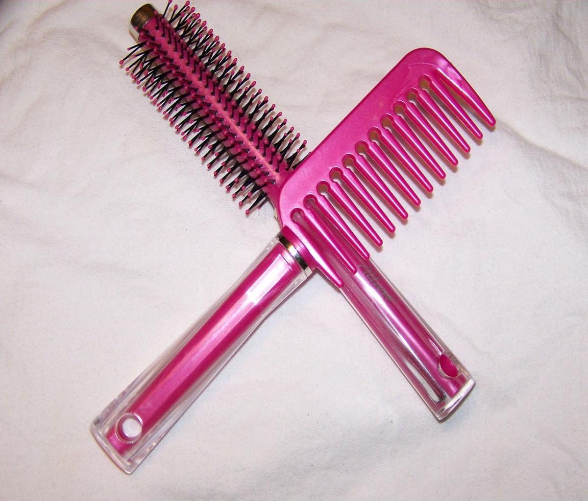 Brush and comb Brush and comb