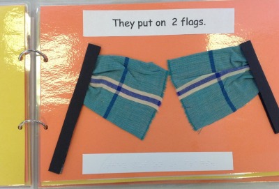 They put on 2 flags. They put on 2 flags
