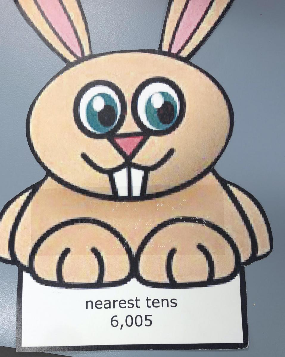 Sample Bunny card with 