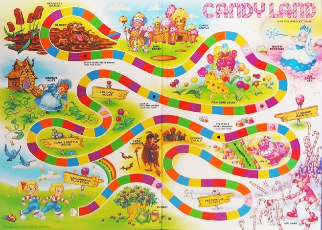 Candy Land game board