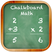 chalkboard math app icon