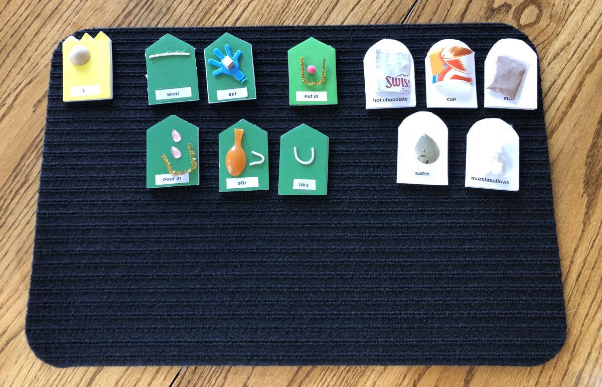 Sample symbol cards using Tactile Connections Kit