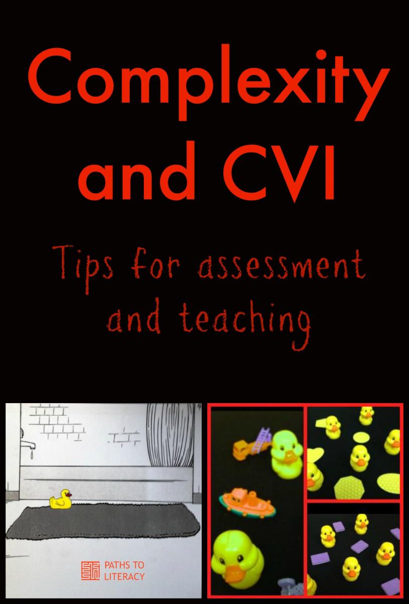 Pinterest collage for complexity and CVI