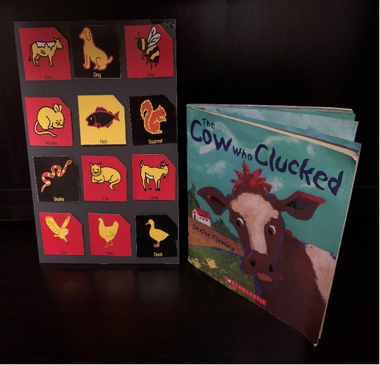 Picture cards for The Cow Who Clucked