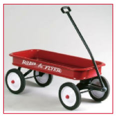 Photo of red wagon