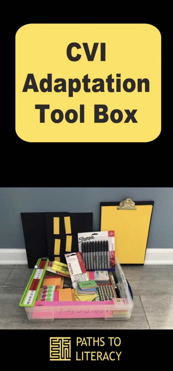 Collage of CVI Adaptations Tool Box