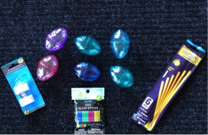 Materials for lighted easter eggs