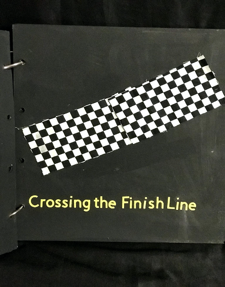 Crossing the finish line