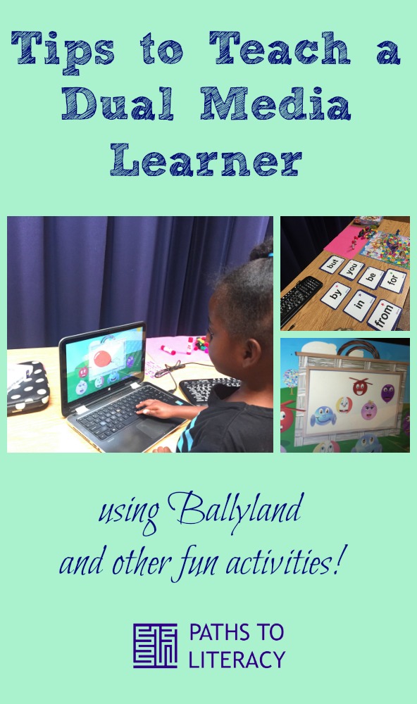 Collage of tips to teach a dual media student