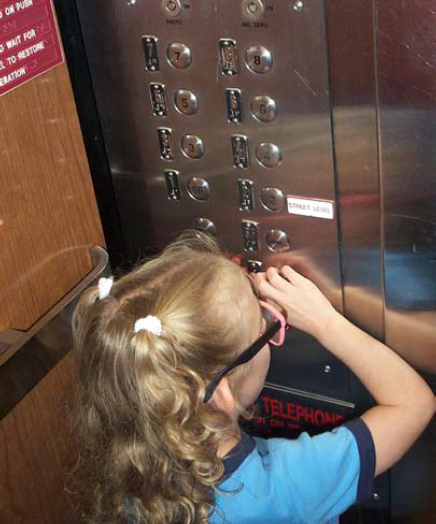Exploring braille on elevator buttons
