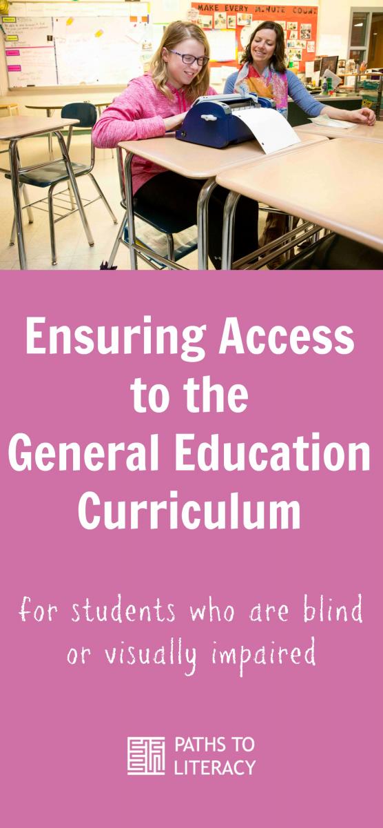Collage of ensuring access to the general education curriculum