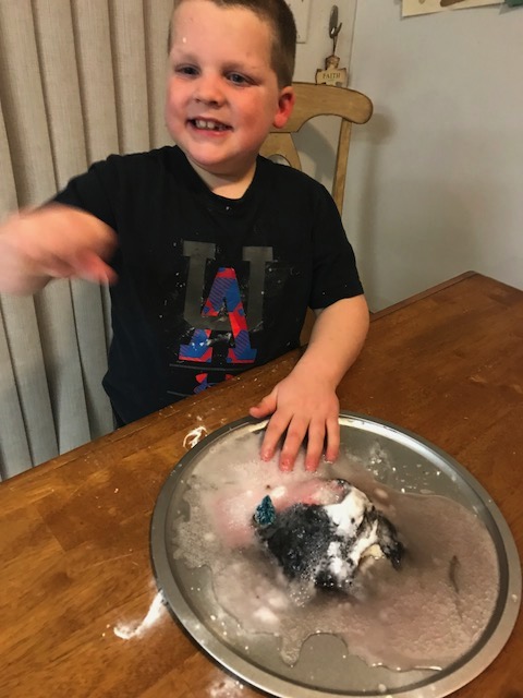 Making the volcano Making the volcano erupt