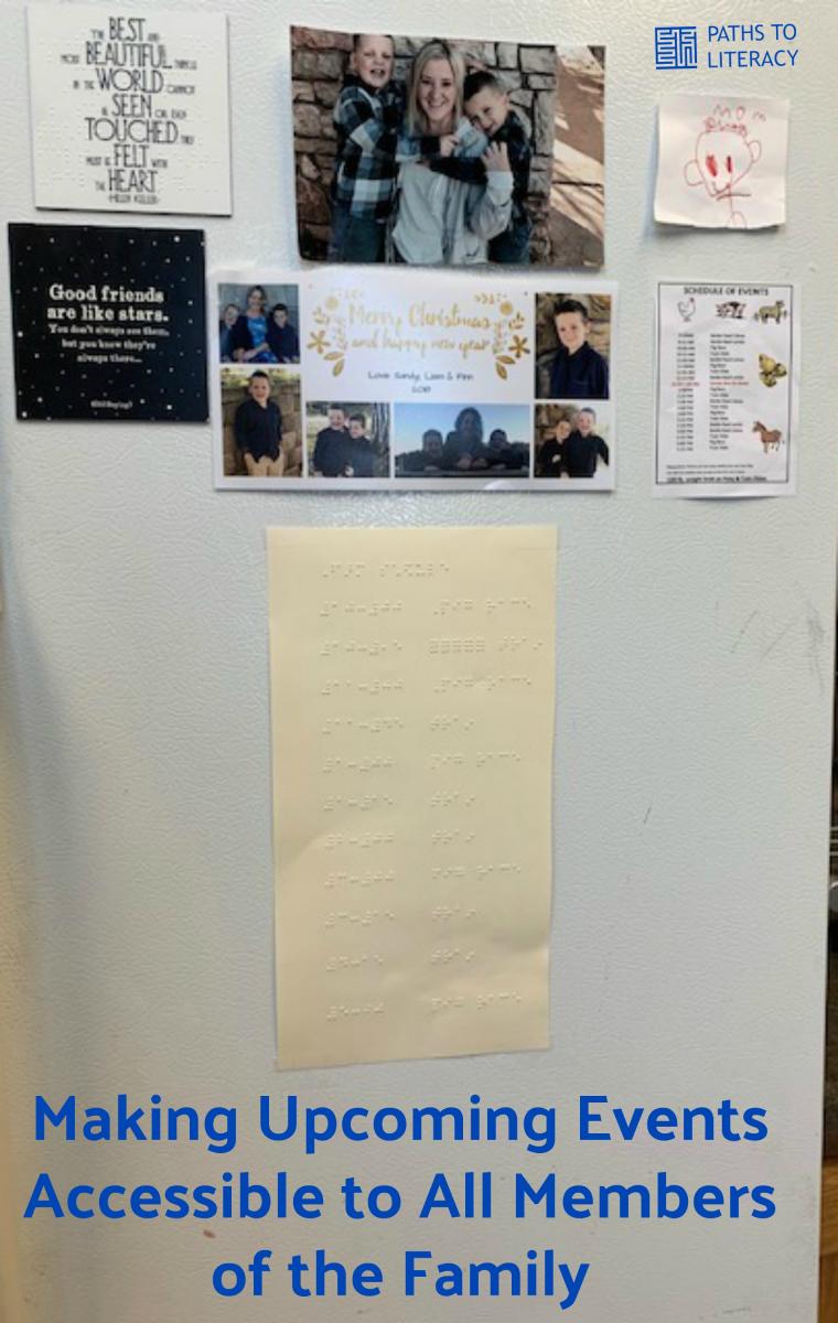 Collage of making upcoming events accessible