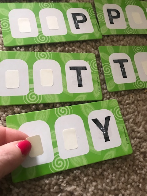 Making three-letter words