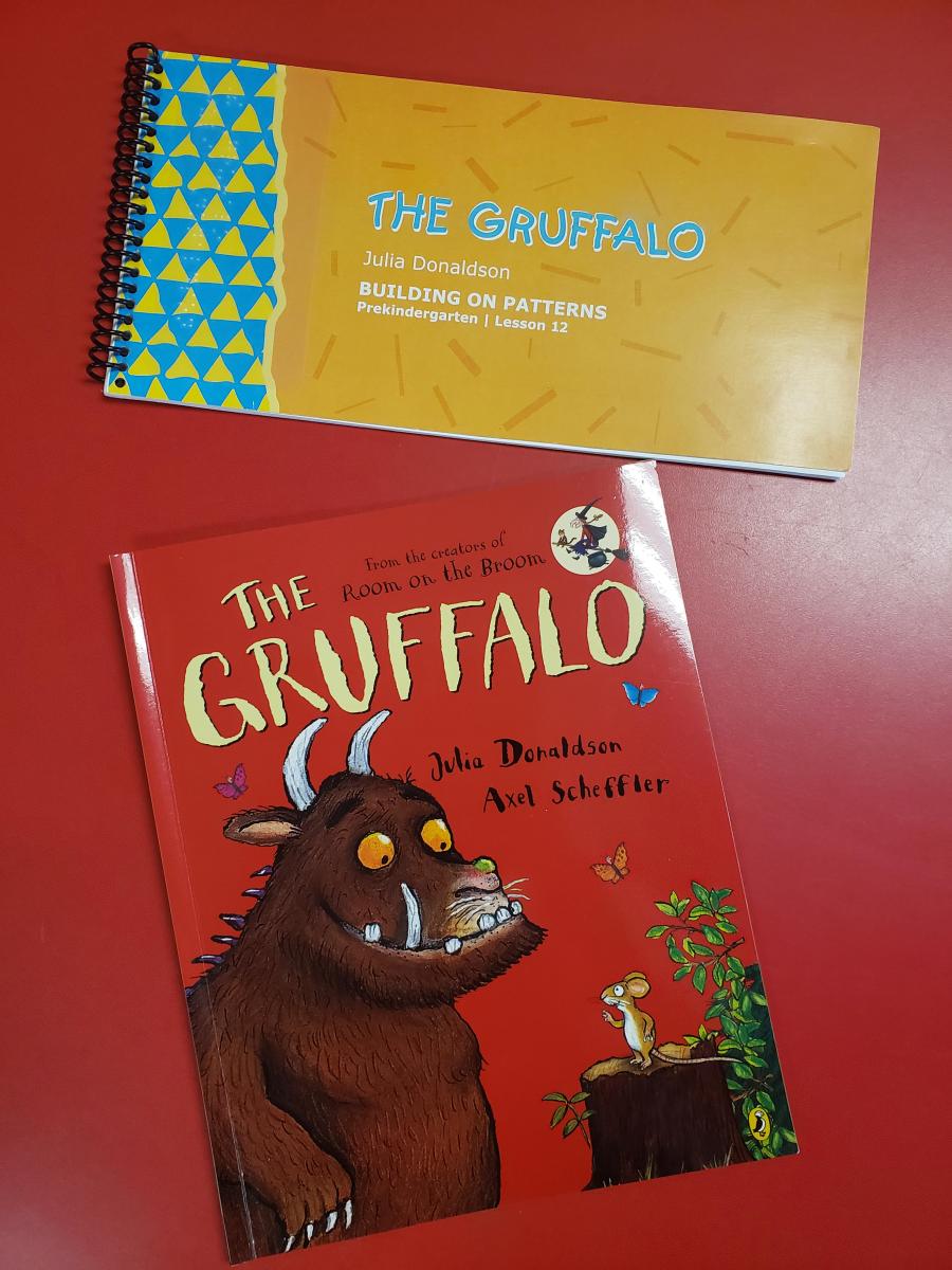 Gruffalo braille and print books