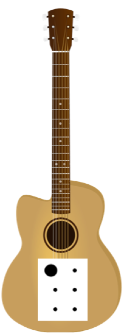Guitar with dot 1