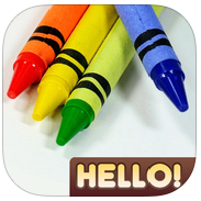 hello crayons app icon