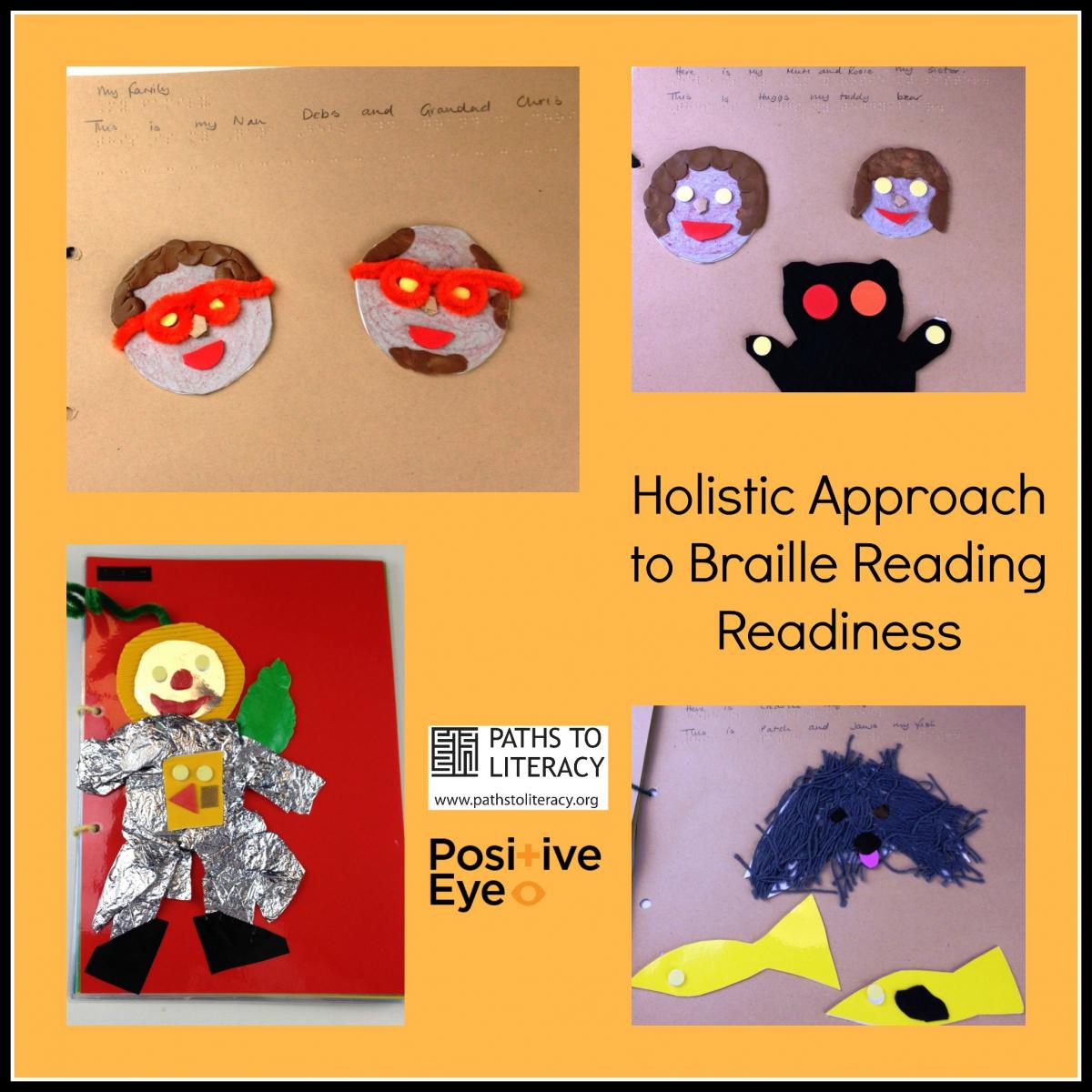 Holistic Approach to Braille Reading Readiness collage