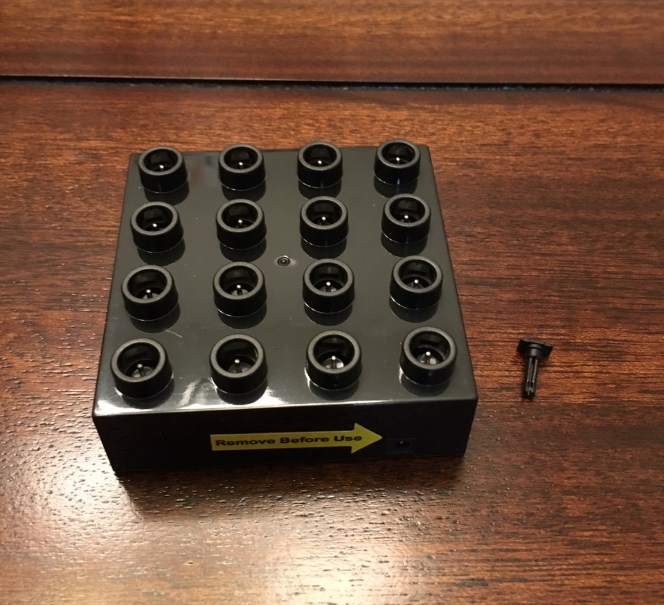 a blak building block