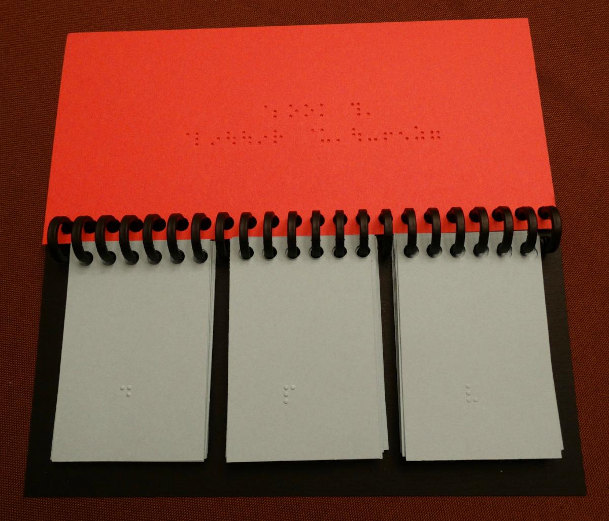 inside cover of letter matching book