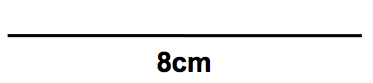 line 8cm