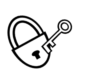 padlock and key