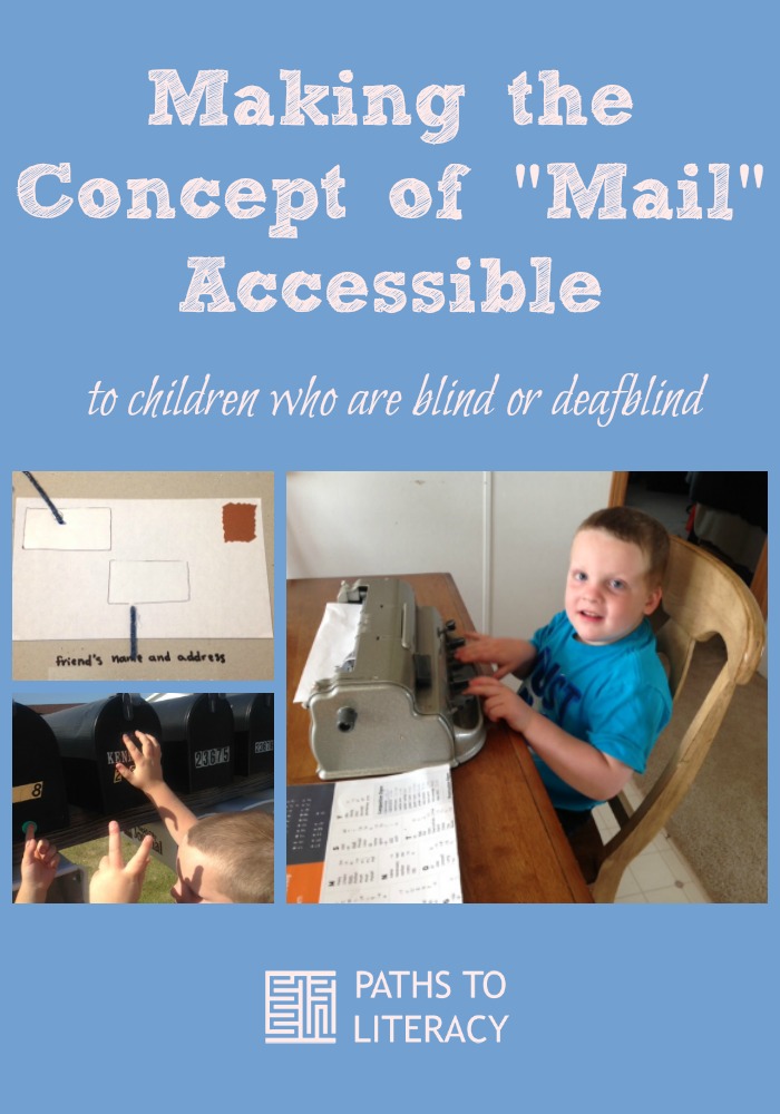 Pinterest collage of accessible mail