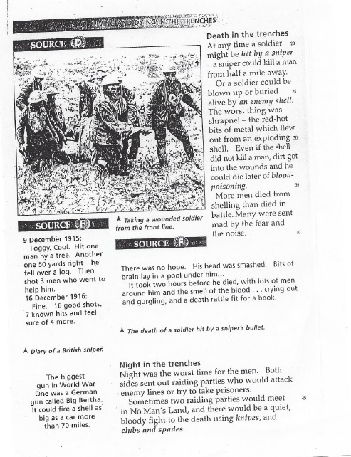Click to download the original sources worksheet original sources worksheet