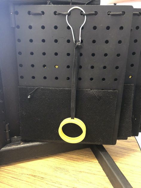 Yellow slink at bottom of page