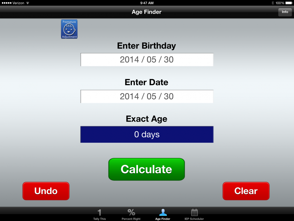 Age Finder screenshot