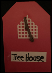 Tactile symbol of treehouse