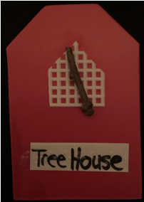 Tactile symbol of treehouse Tactile symbol of treehouse