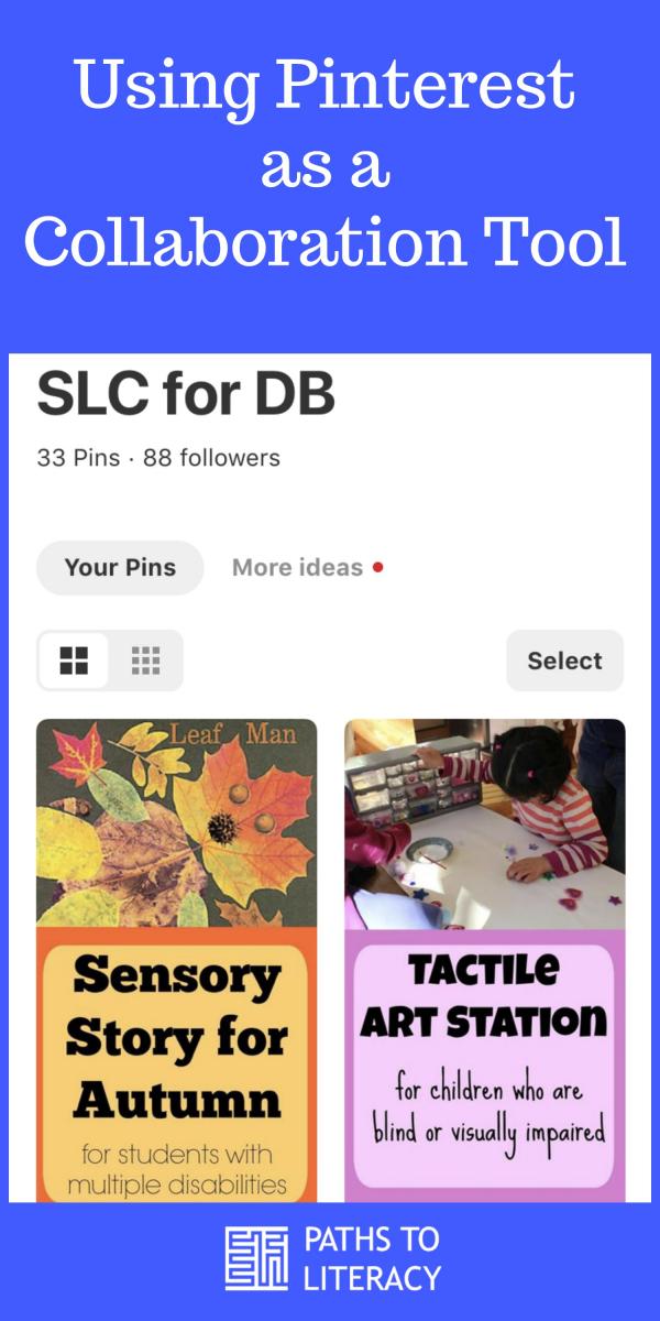 Collage of using Pinterest as a collaboration tool