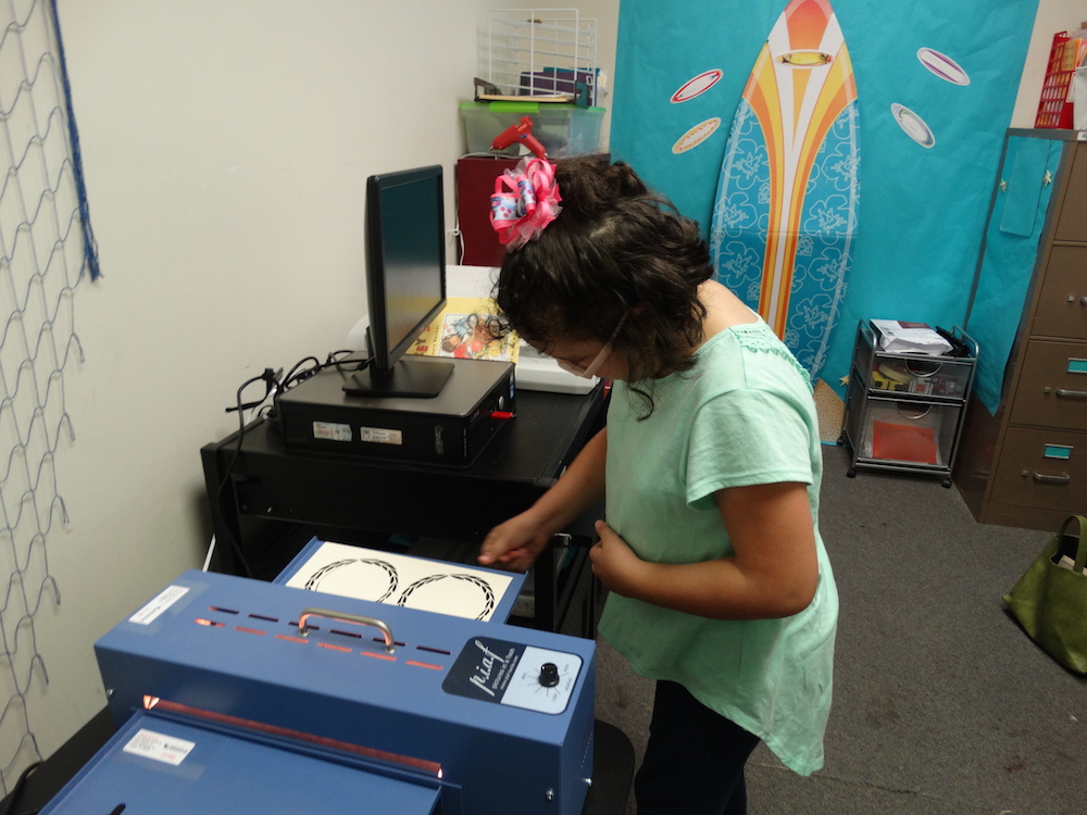 Click to view student using PIAF