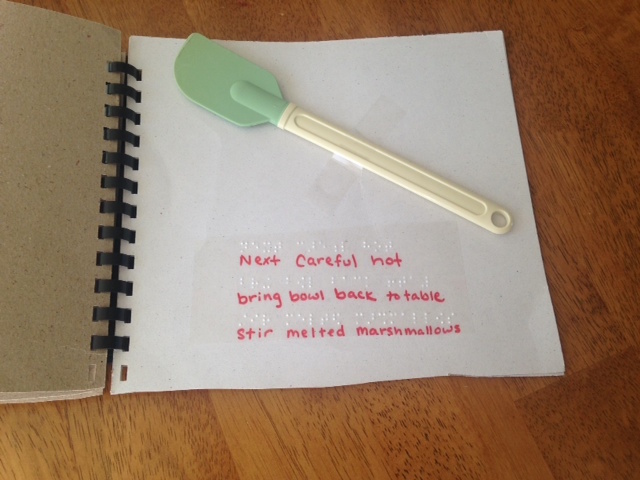 spatula page for recipe book