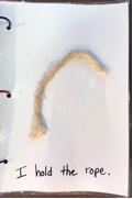 Click to view rope. Page of experience book showing rope