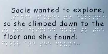 Sadie braille page