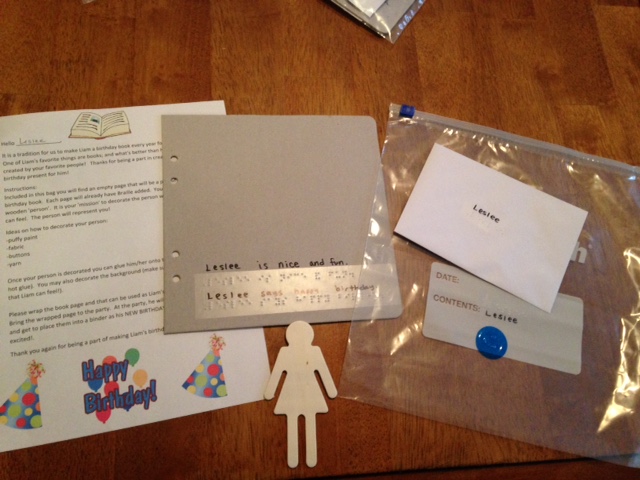 Invitation packet Invitation packet ready to go