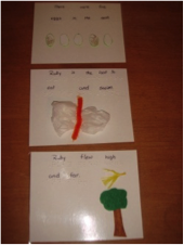 Brailled & tactile Sequencing cards