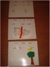 Brailled & tactile sequencing cards Brailled & tactile Sequencing cards