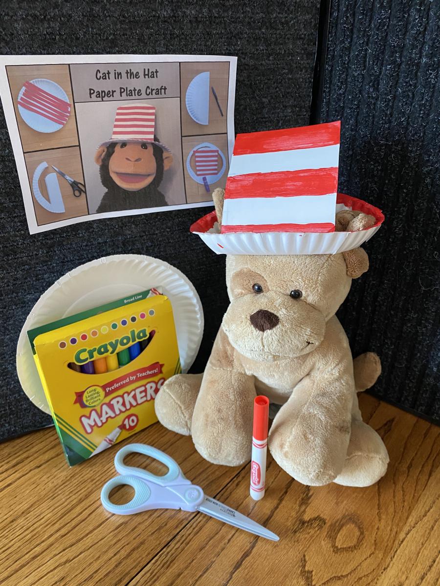 Cat in the hat paper hat