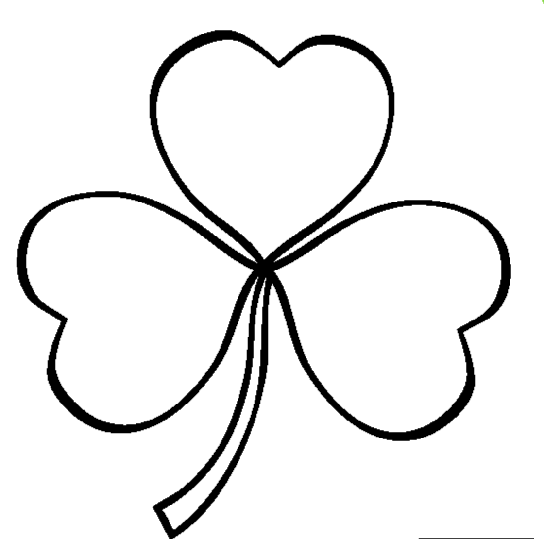 Shamrock template