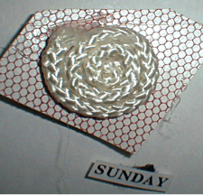 Tactile symbol for Sunday